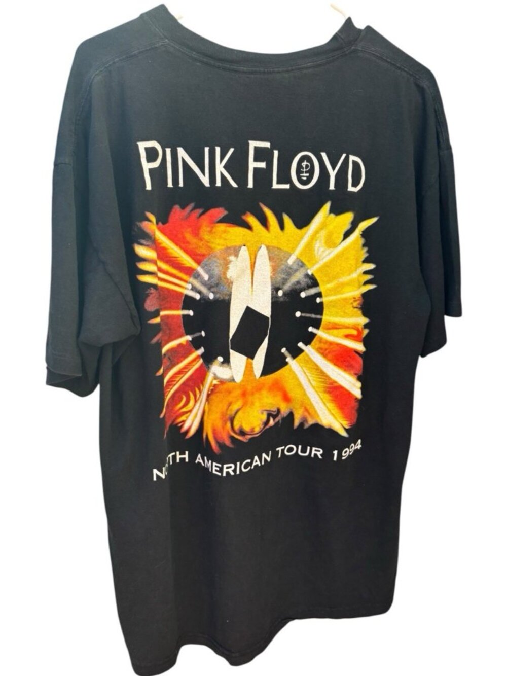 Vtg Brockum Pink Floyd XL 1994 NA Tour T-Shirt Mens Band Sundial Division Bell